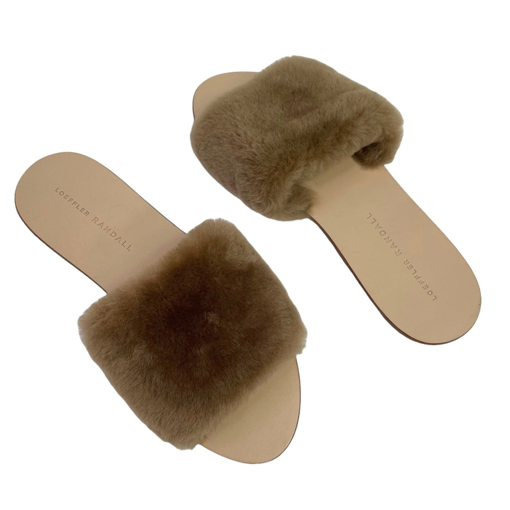Loeffler Randall Isabel Shearling Slide Sandal